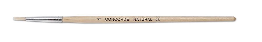 Štětec CONCORDE Natural kulatý č. 4