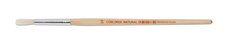 Štětec CONCORDE Natural kulatý č. 10