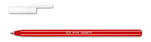 Kuličkové pero ICO Signetta Classic, červené