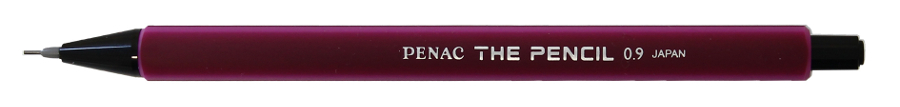 Mechanická tužka PENAC The Pencil, 0,9mm, červená