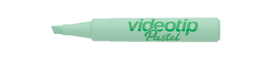 Zvýrazňovač ICO Videotip pastelový, pastel zelená