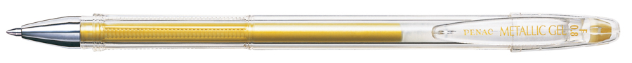 Gelový roller PENAC FX-3 Metallic, zlatý